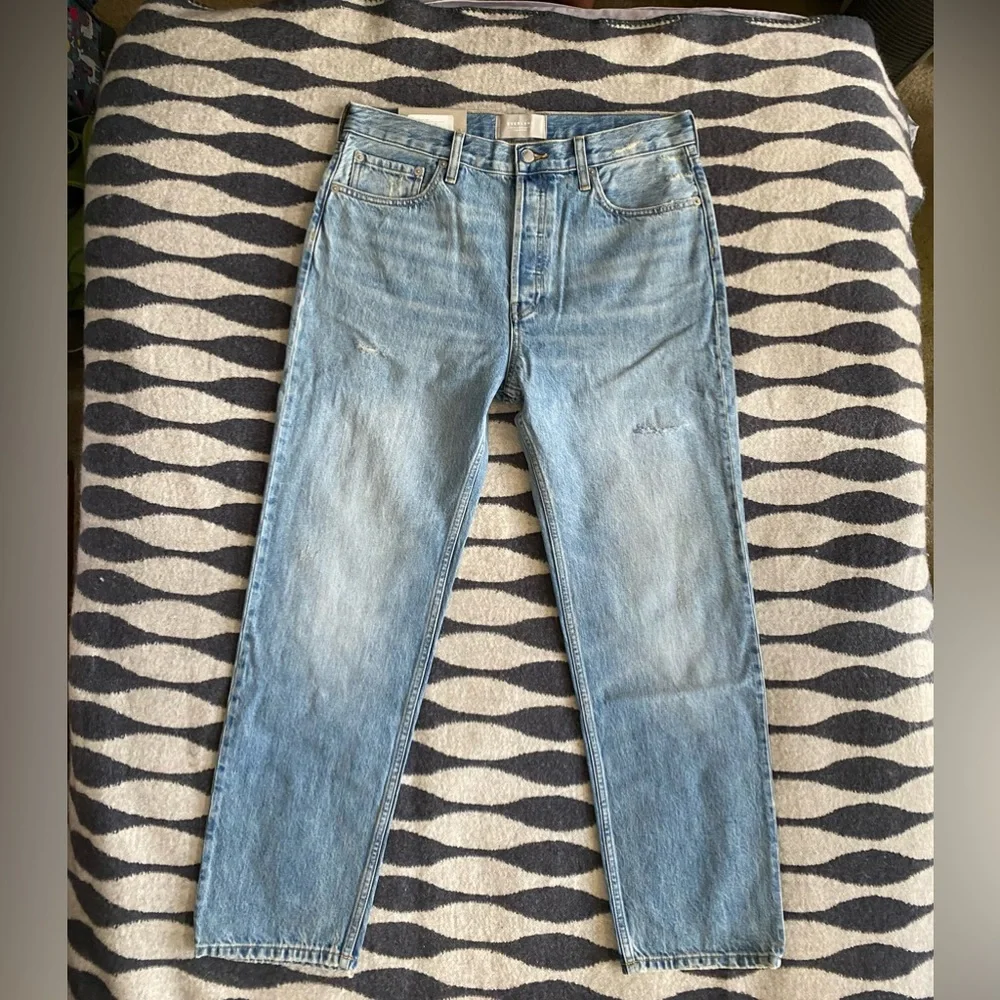 NWT Everlane Jeans The Relaxed Straight Fit Organic cotton - Picture 7 of 16